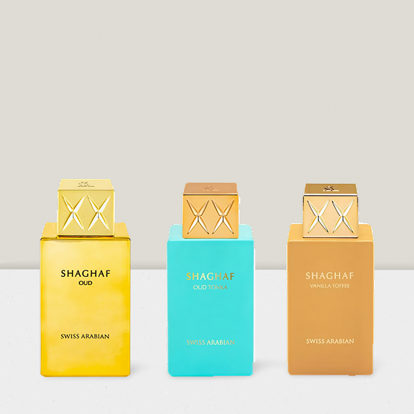 SWISS ARABIAN - Mix Bundle Shaghaf Oud,Shaghaf Oud Tonka, Vanilla Toffee