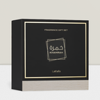 Lattafa - Khamrah 100ml EDP + Haarspray 50ml + 12ml Reisespray Geschenkeset Gift Set Bundle