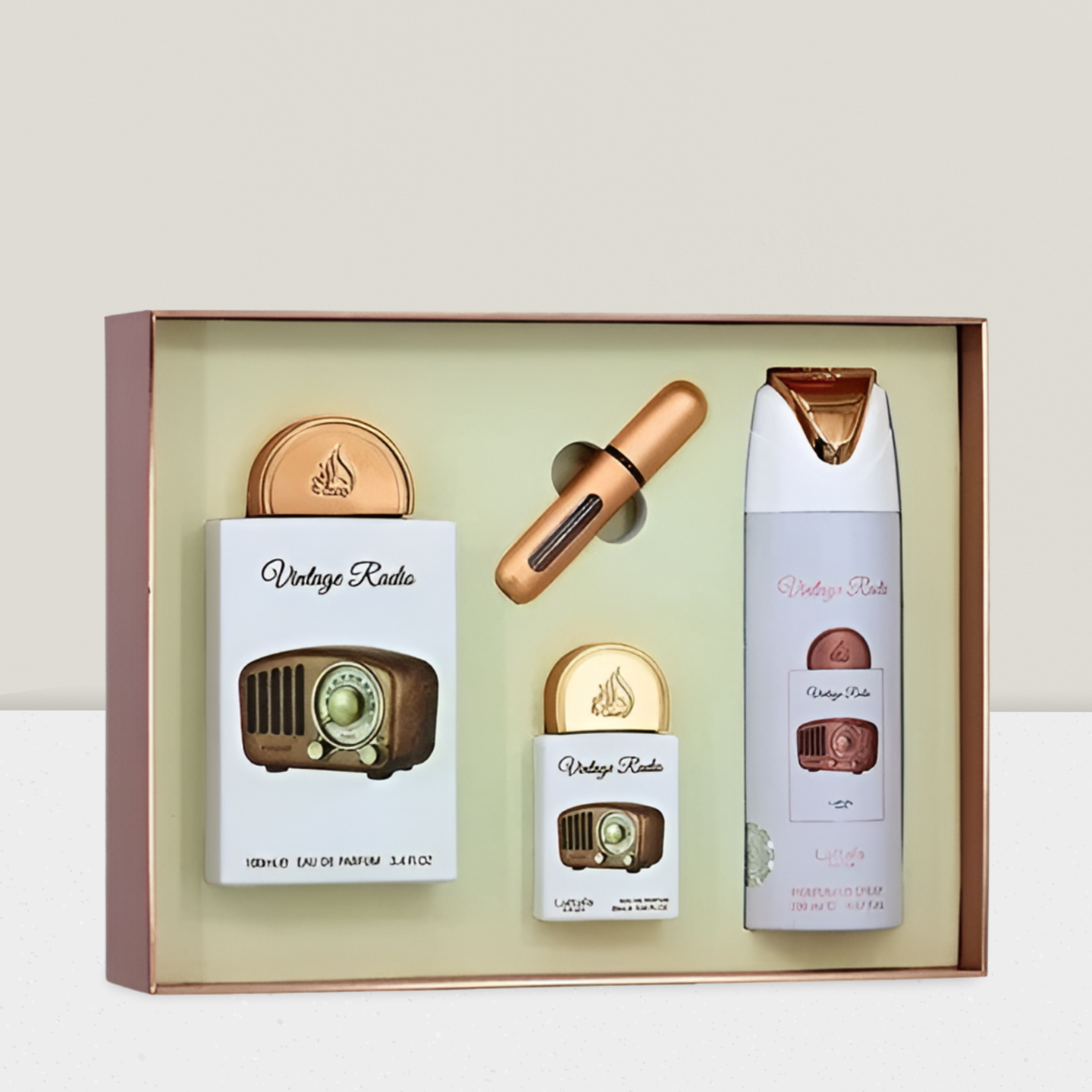 LATTAFA - Vintage Radio Bundle Geschenkeset
