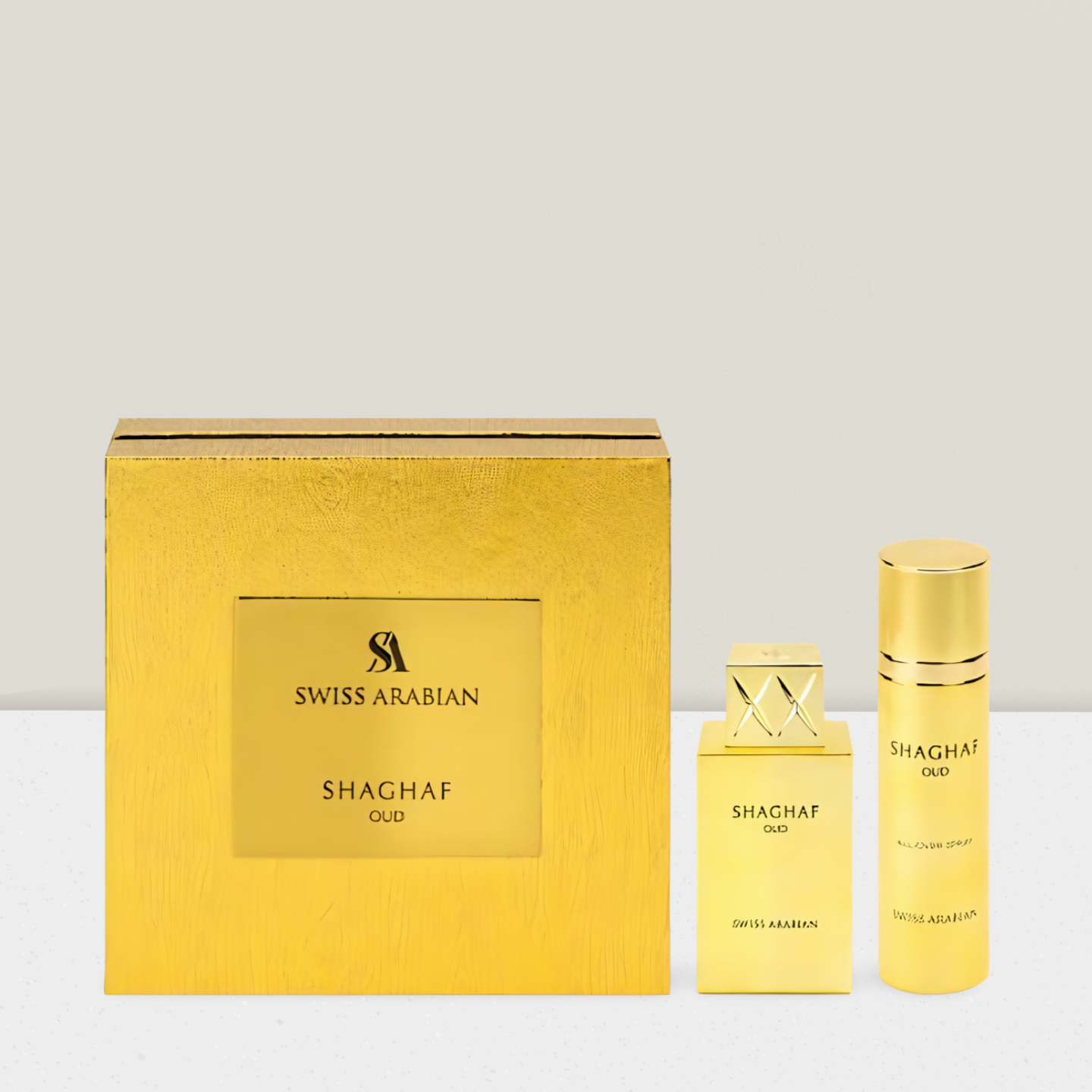 SWISS ARABIAN - Shaghaf Oud Eau de Parfum + Body Spray 75ml Geschenkeset