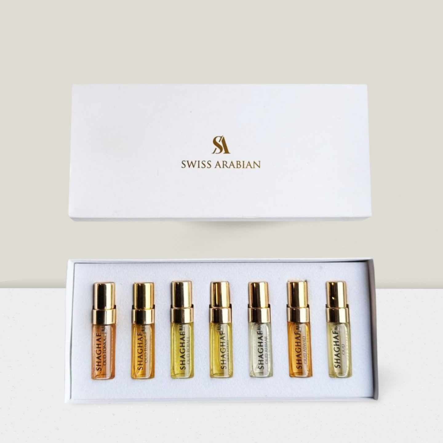 SWISS ARABIAN - Shaghaf Oud Collection Probier Set Geschenkset 7Stück